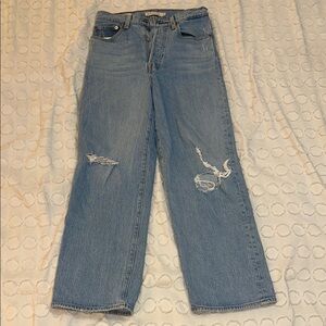 Levi’s Women's ribcage straight ankle Jeans